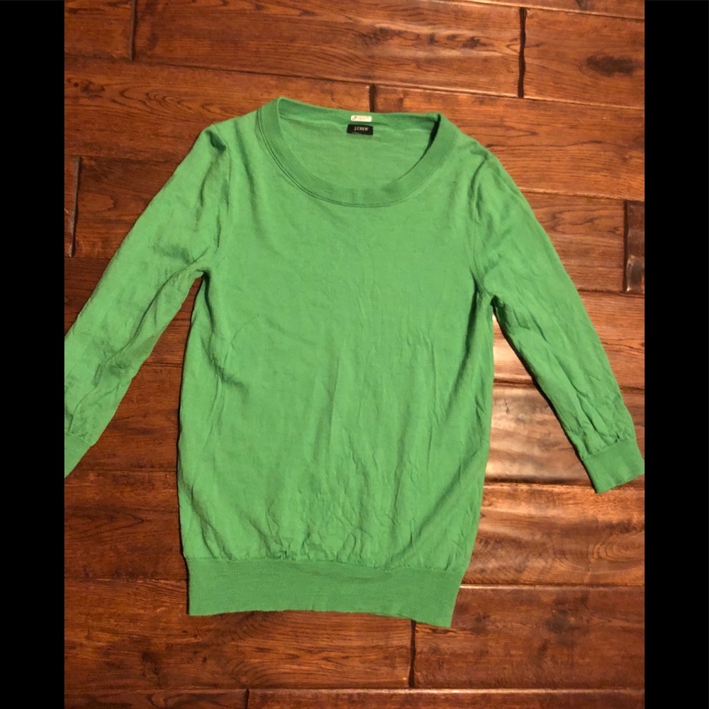 J Crew 3/4 Sleeve Sweater